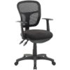Pago Jet Mesh Chair Black (with arms)