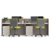 Unoline - 4 Way Face to Face Workstation