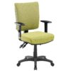Flash II Deluxe chair with fixed arms - Olive