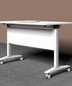training table, flip top table, desks, mobile desk