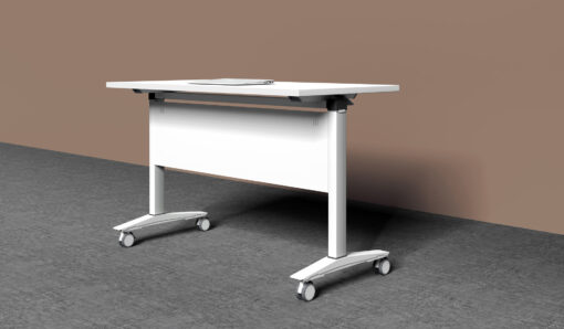 training table, flip top table, desks, mobile desk